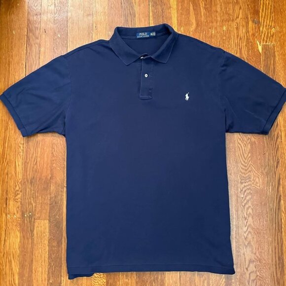 Polo Ralph Lauren Mens Polo Shirt Big Tall 2XLT - 2XL-Tall Blue - Picture 1 of 6